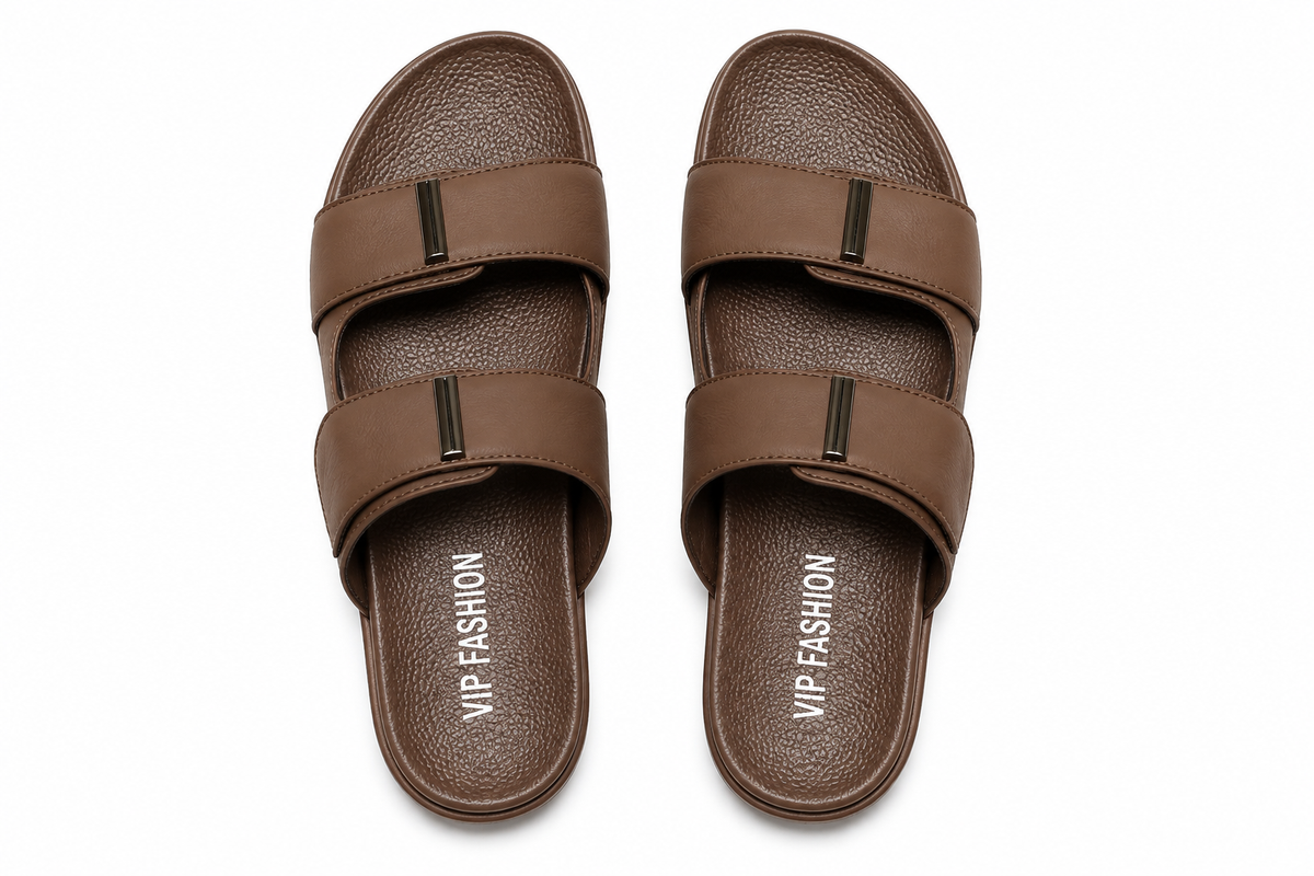StrideFlex Comfort Double Strap Slide