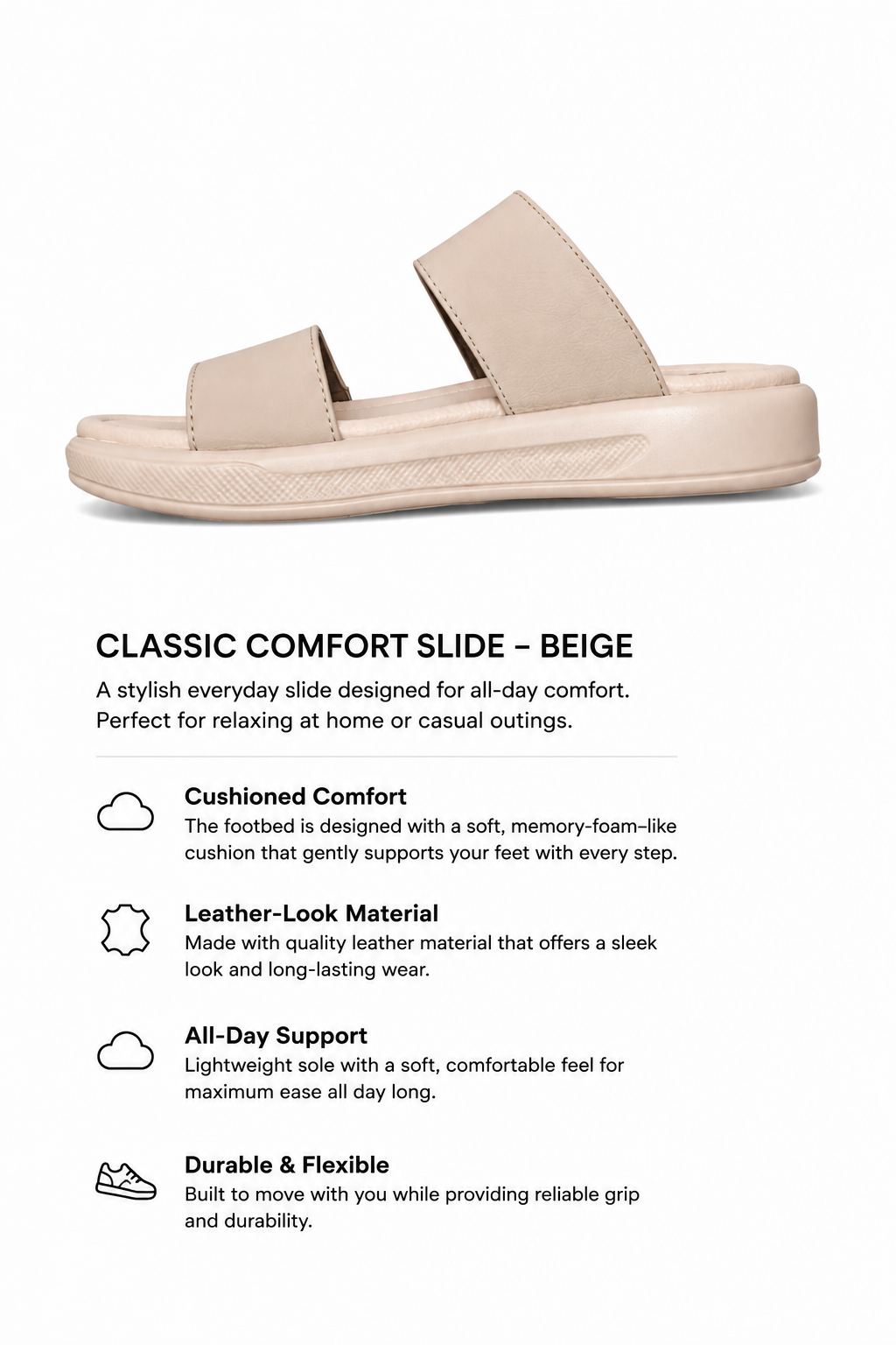 Ventra dual strap sandals